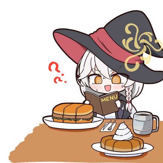 食物挑逗照, 逆写真诈欺, 蔚蓝档案, 白尾绘里, コメダ咖啡店图片