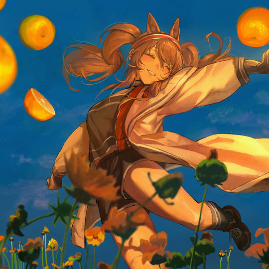 果物, 小女孩, 大腿, 安洁莉娜, 明日方舟图片