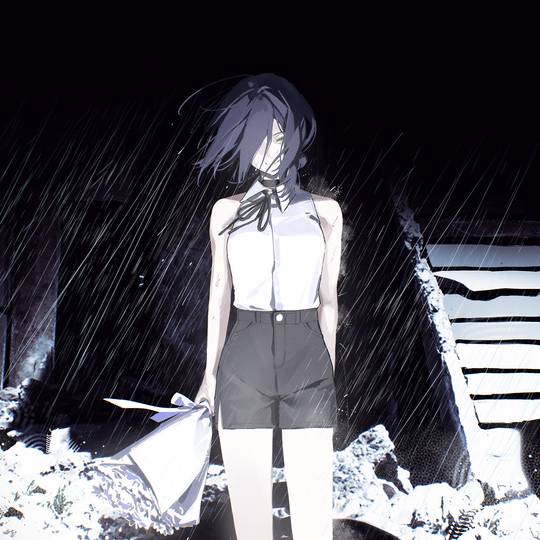 电锯人, 黑发, 小女孩, 风景, 雷泽图片