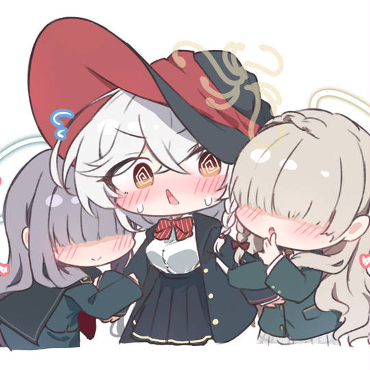 蔚蓝档案, 白尾绘里, 狂猎艺术学院, 龙套, 百合图片