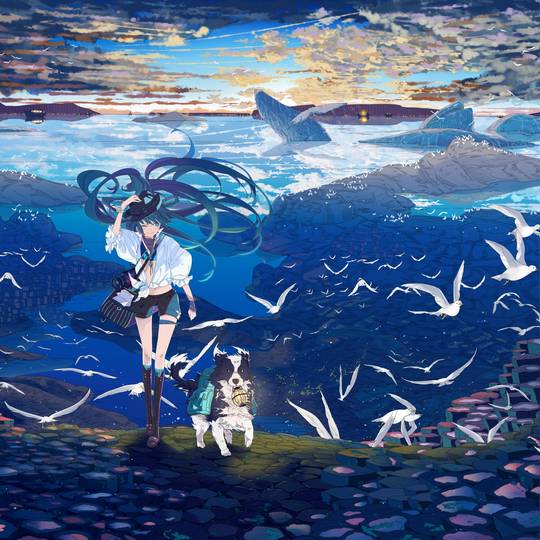 初音未来可爱头像图片，一起看看吧