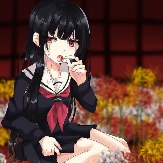 地狱少女, 阎魔爱, 黑长直图片