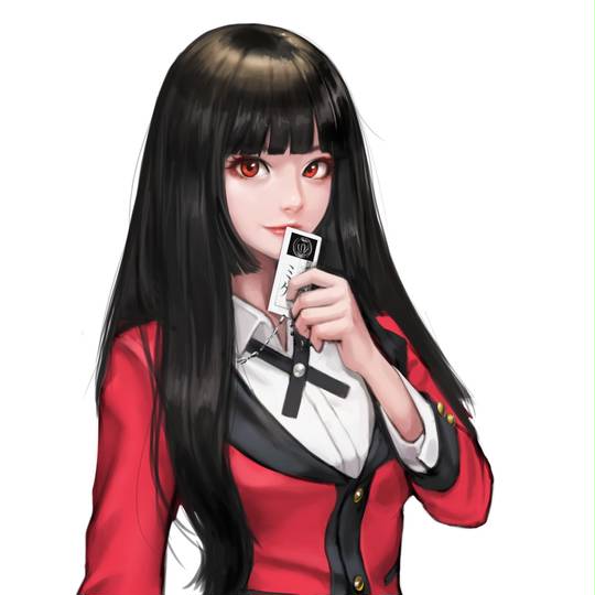 少女, 蛇喰梦子, 丝袜, 狂赌之渊, 长发图片