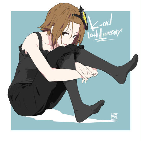 轻音少女, 田井中律, K-On!, 黑裤袜, 轻音少女100收藏
