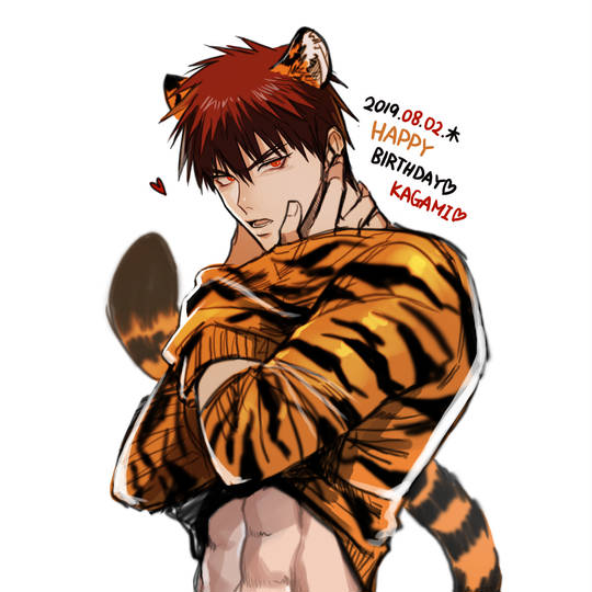 火神大我《黑子的篮球》头像图片