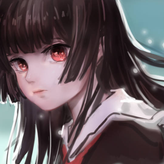地狱少女, 阎魔爱, 黑长直, 阎魔爱图片