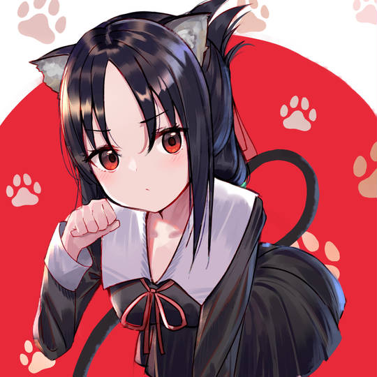 女孩子, 四宫辉夜, 辉夜大小姐想让我告白~天才们的恋爱头脑战~, 背心裙, 少女, 辉夜大小姐想让我告白1000收藏, 黑色连衣裙, 紐タイ, 欧派