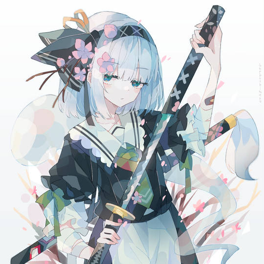 东方剑术娘, 银发碧眼, 东方Project, 魂魄妖梦图片