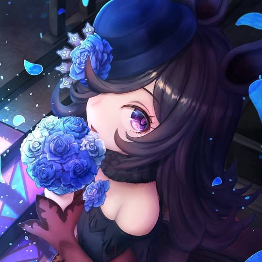 しあわせの青いバラ, 向上看, 米浴, 赛马娘Pretty Derby, 青蔷薇图片