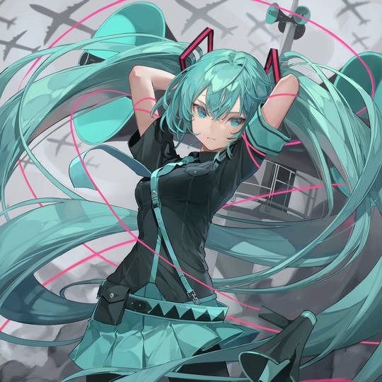 初音未来可爱头像图片，一起看看吧