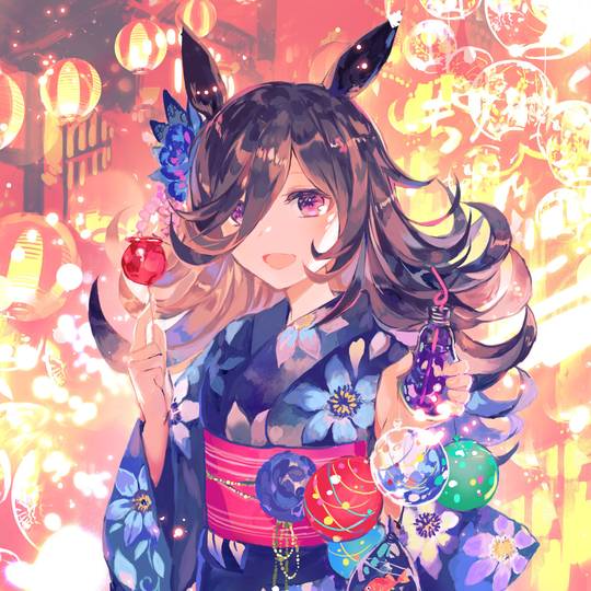苹果糖, 小女孩, 米浴, 赛马娘Pretty Derby, 和服图片