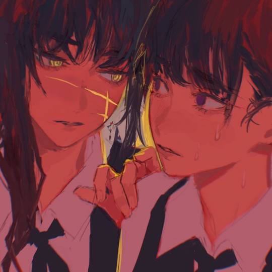 电锯人, 三鹰朝, chainsawman, 百合图片